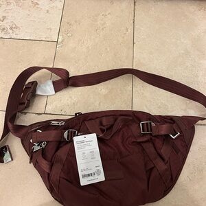 lululemon athletica Burgundy/Brown Crossbody Bag